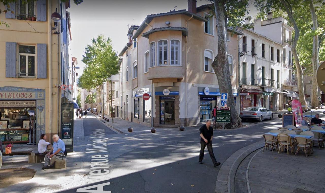 Le Refuge Cérétan, grand et bel appartement mansardé en plein centre Exterior foto